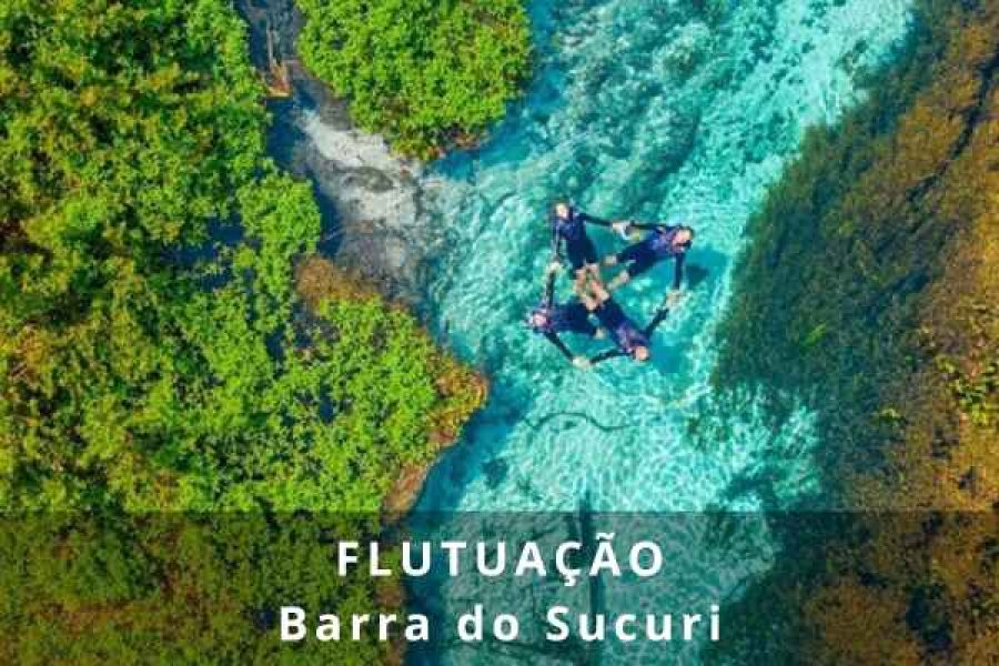 Flutuação Barra Rio Sucuri em Bonito MS