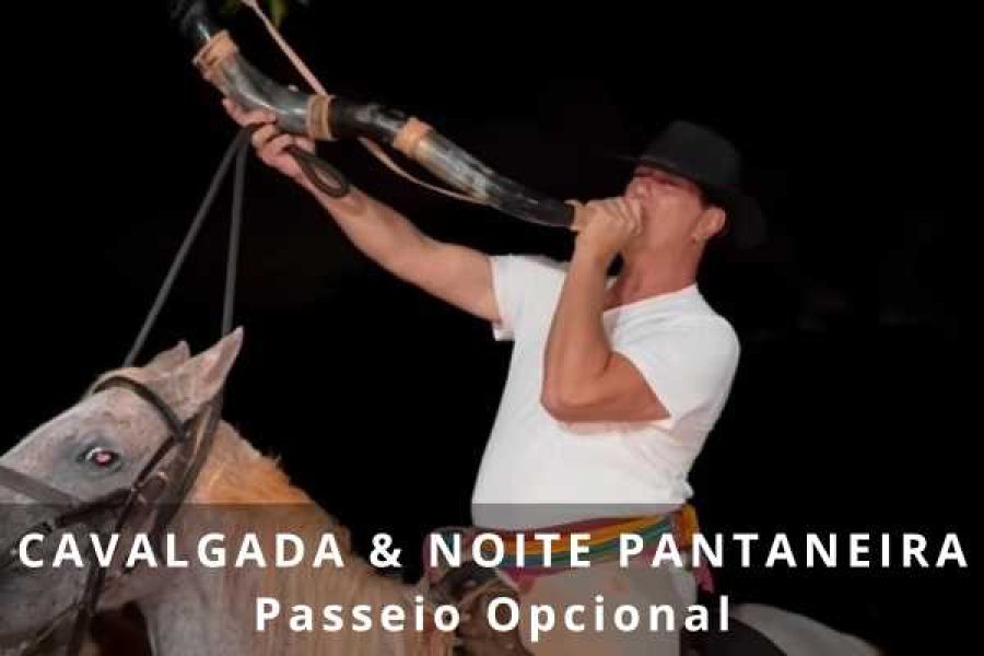 Cavalgada e Noite Pantaneira Recanto do Peão com paisagens naturais