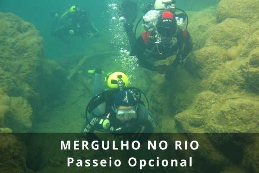 água cristalina Mergulho Discovery no Rio Formoso